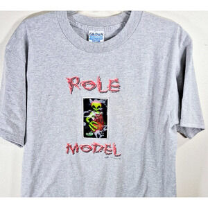 VTG Alien Workshop Skateboard Dennis Rodman #97 Role Model T-Shirt Large 1997